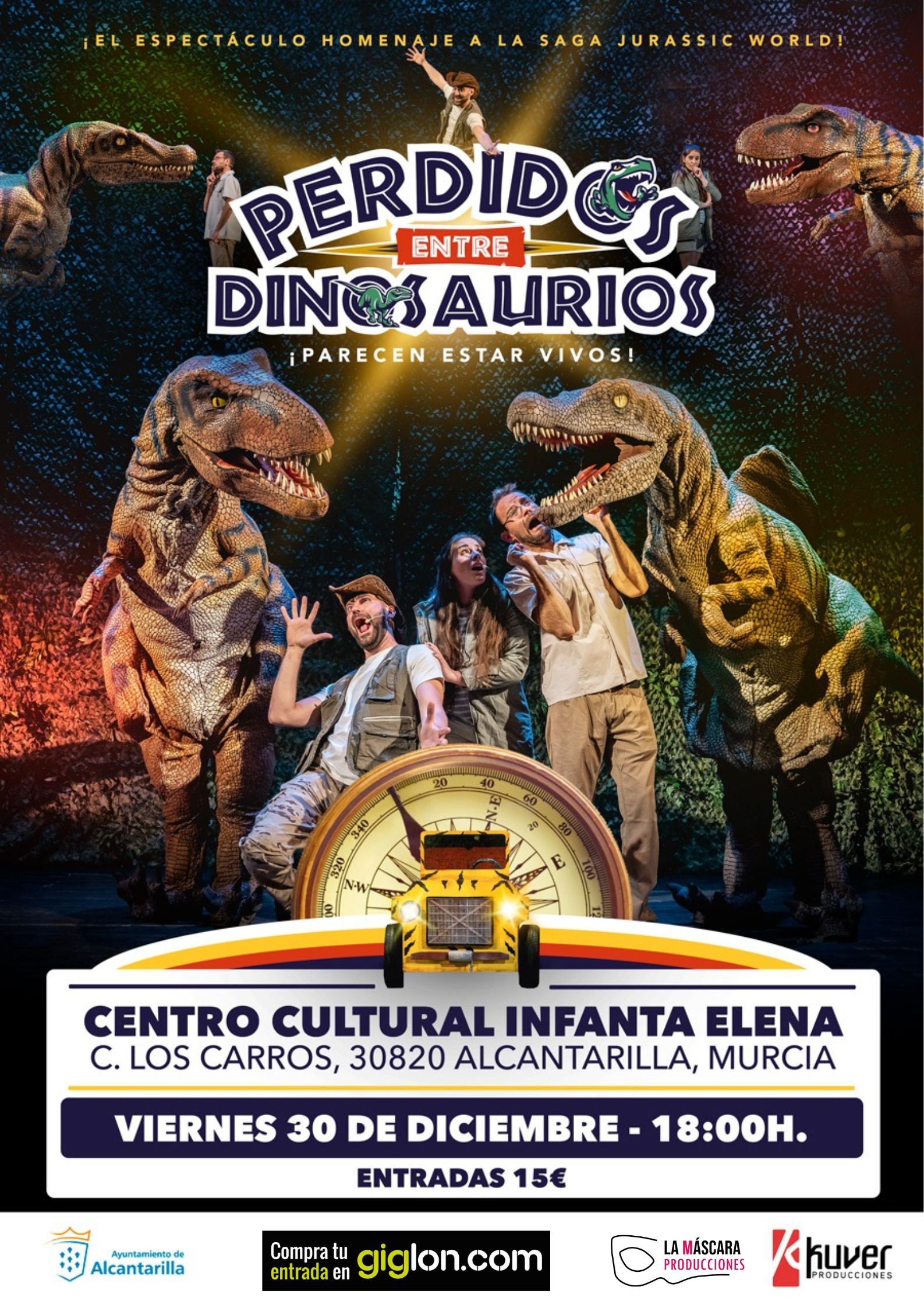 derrocamiento Granjero Misericordioso Perdidos entre Dinosaurios – Ayuntamiento de Alcantarilla