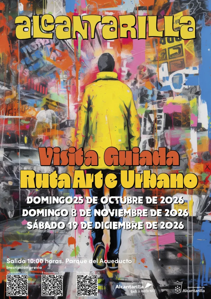 Cartel visita guiada Arte Urbano