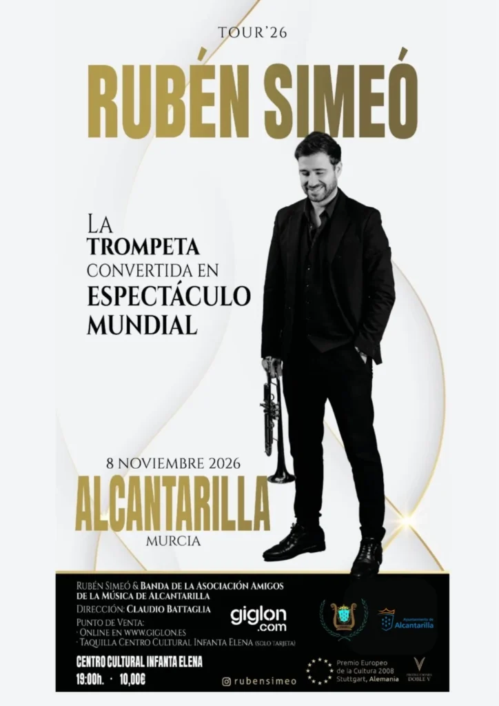 Cartel Ruben Simeo concierto trompeta